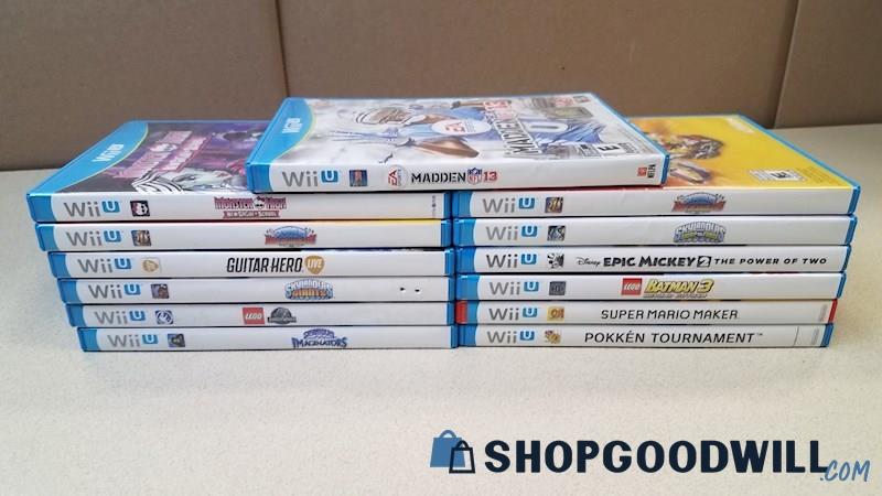 Nintendo Wii U Video Game Lot - shopgoodwill.com