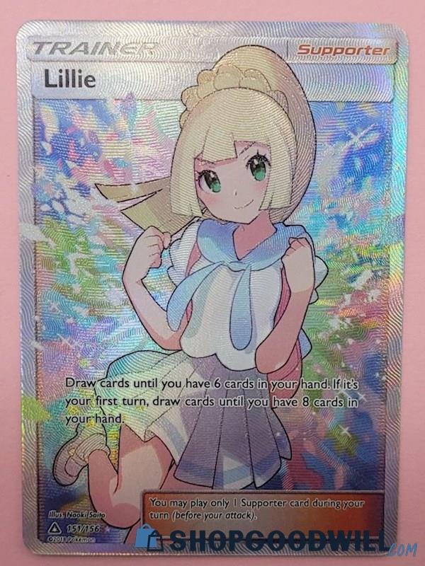 Lillie (Full Art) Sm Ultra Prism 151/156 Ungraded Holo Ultra Rare ...