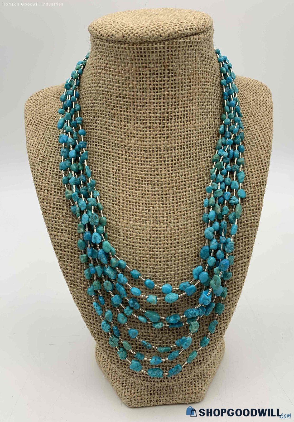 Desert Rose Trading Turquoise Nugget Necklace Shopgoodwill Com