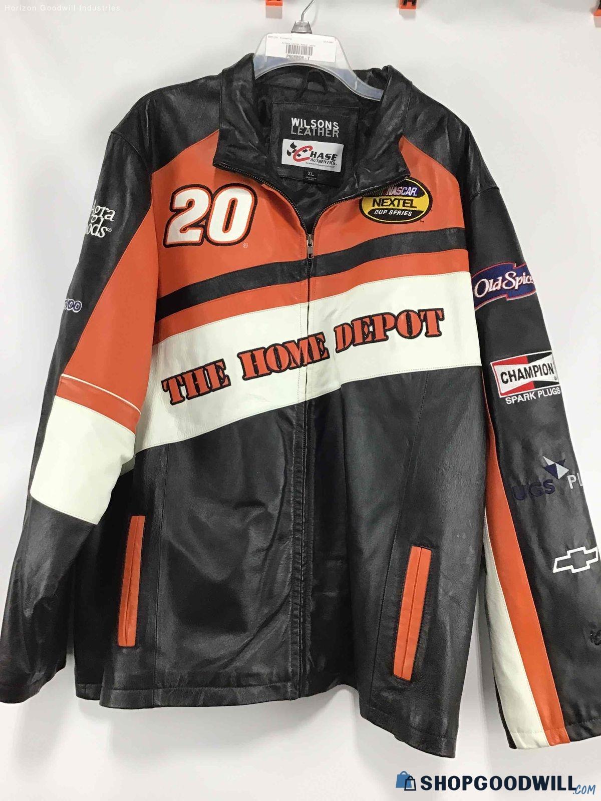 Wilsons Leather NASCAR Tony Stewart Jacket-Sz XL - shopgoodwill.com