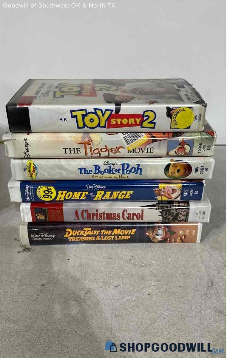 Disney Classic Movies Vhs Lot Of 6 | ShopGoodwill.com