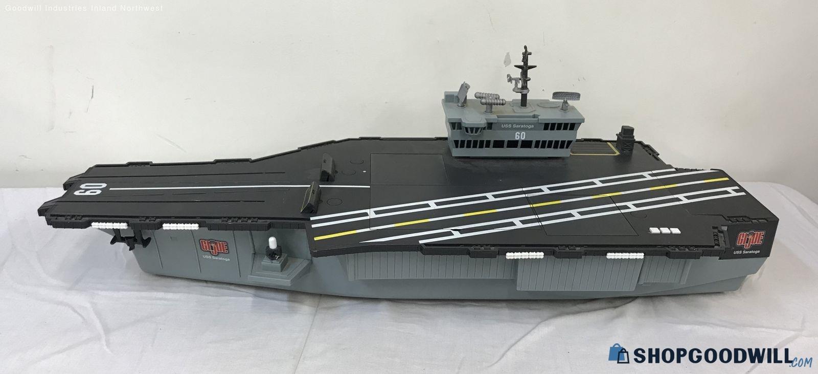 Hasbro 2001 GI Joe USS Saratoga Electronic Aircraft Carrier Toy ...