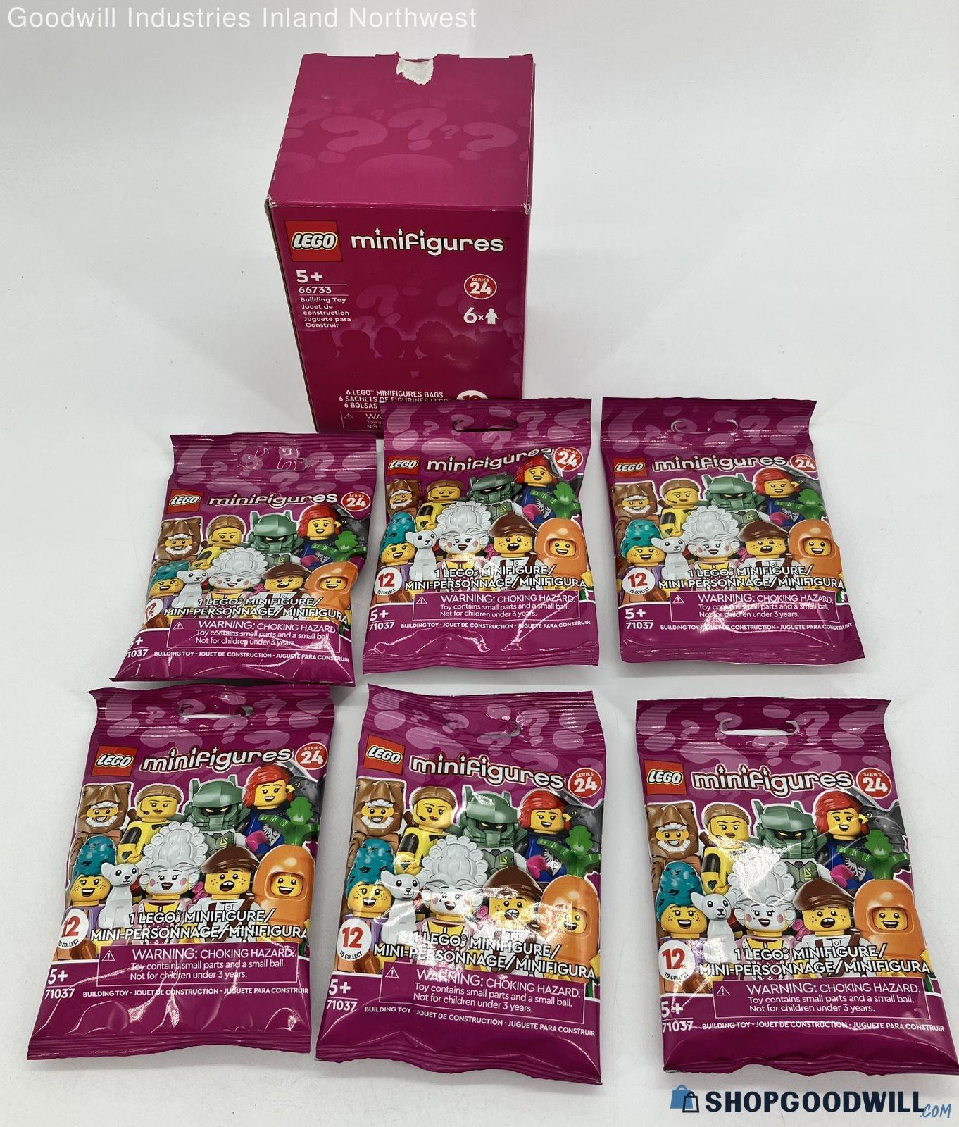 Lego Blind Bag 66733 Minifigures Series 24 6 Sealed Bags | ShopGoodwill.com