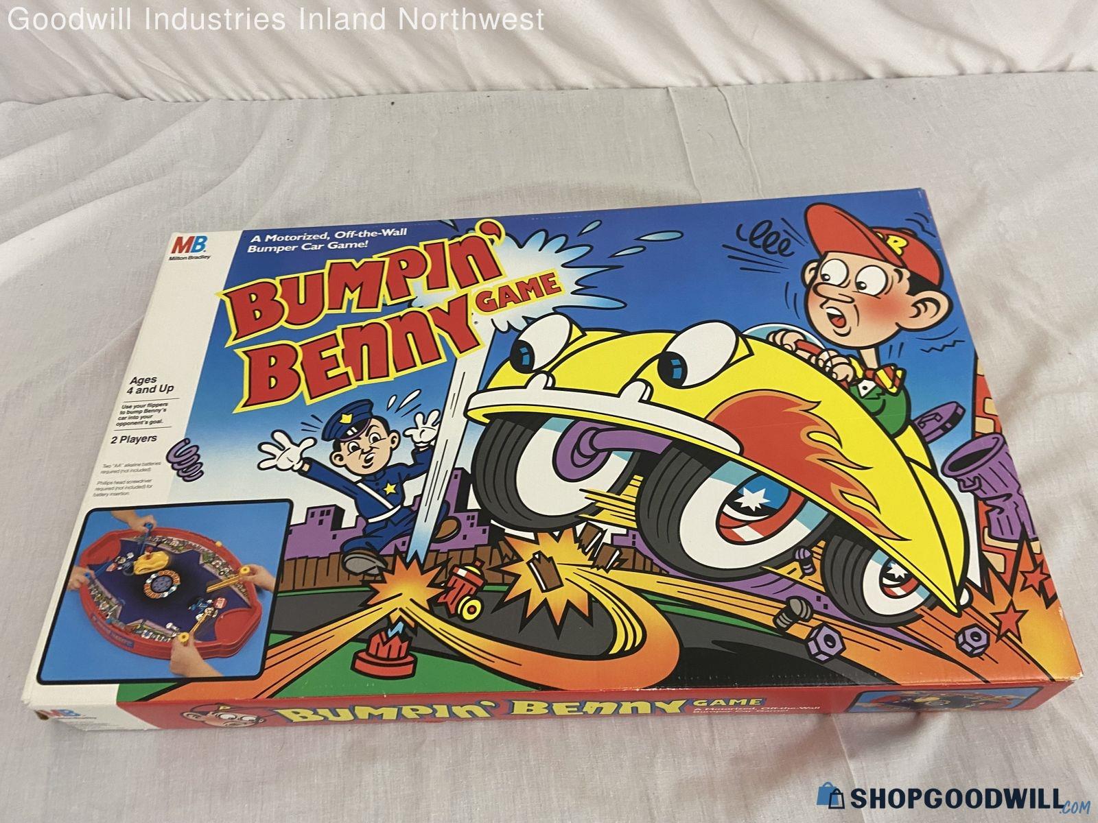 Vintage 1988 Milton Bradley Bumpin' Benny Board Game 2 Players Ages 4 ...