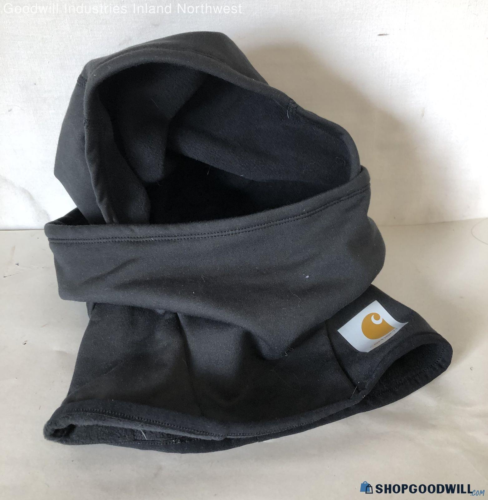Unisex Carhartt Black Fleece Balaclava Head & Neck Protection Hat 1 ...