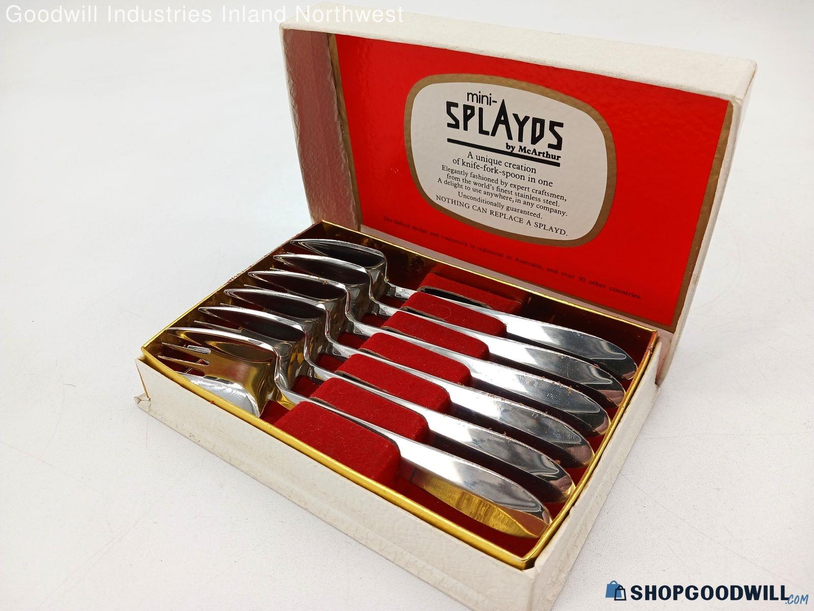 Vintage Mini Splayds By Mcarthur In Original Box Stainless Steel | 8 ...