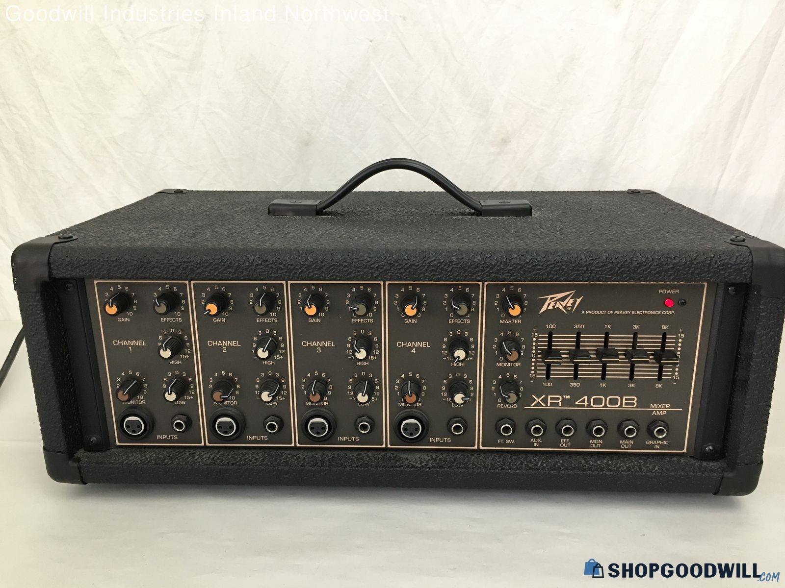 Peavey Xr-400b 4-channel Mixer Amplifier - Power Tested | ShopGoodwill.com