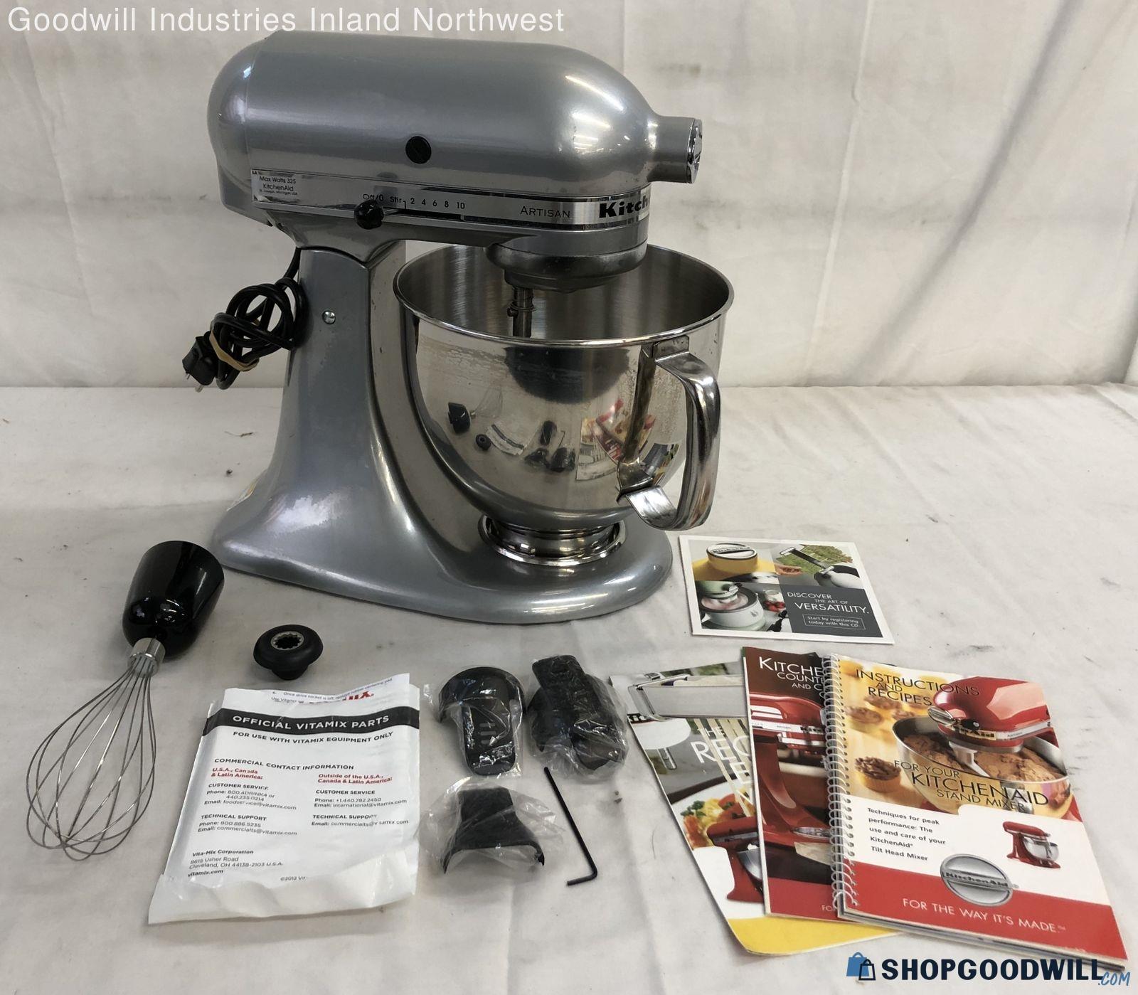 KitchenAid KSM150PSMC Gray Tilt-Head Mixer - Shopgoodwill.com