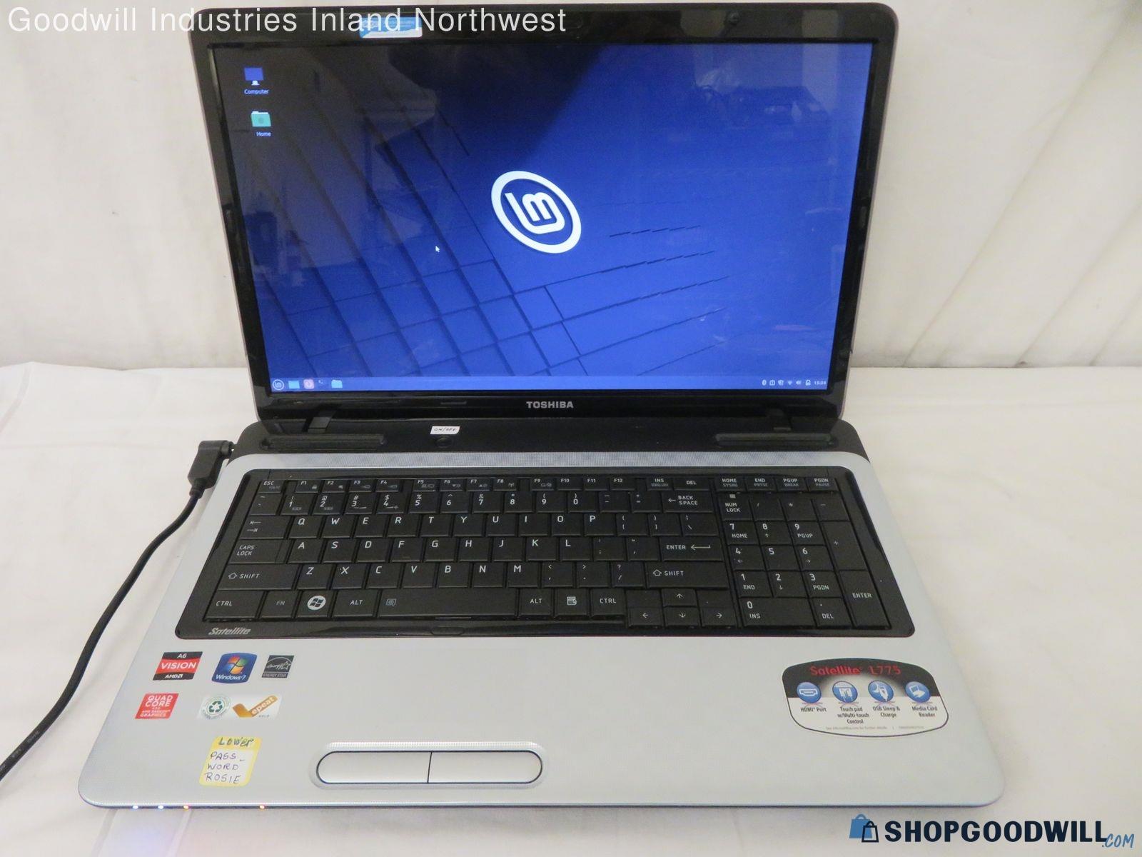 Toshiba Satellite L775D-S7332 AMD A6-3400M 4GB 640GB Laptop - Silver ...