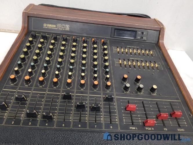 Vintage Yamaha 802 Sound Reinforcement Mixer Mq Series | ShopGoodwill.com