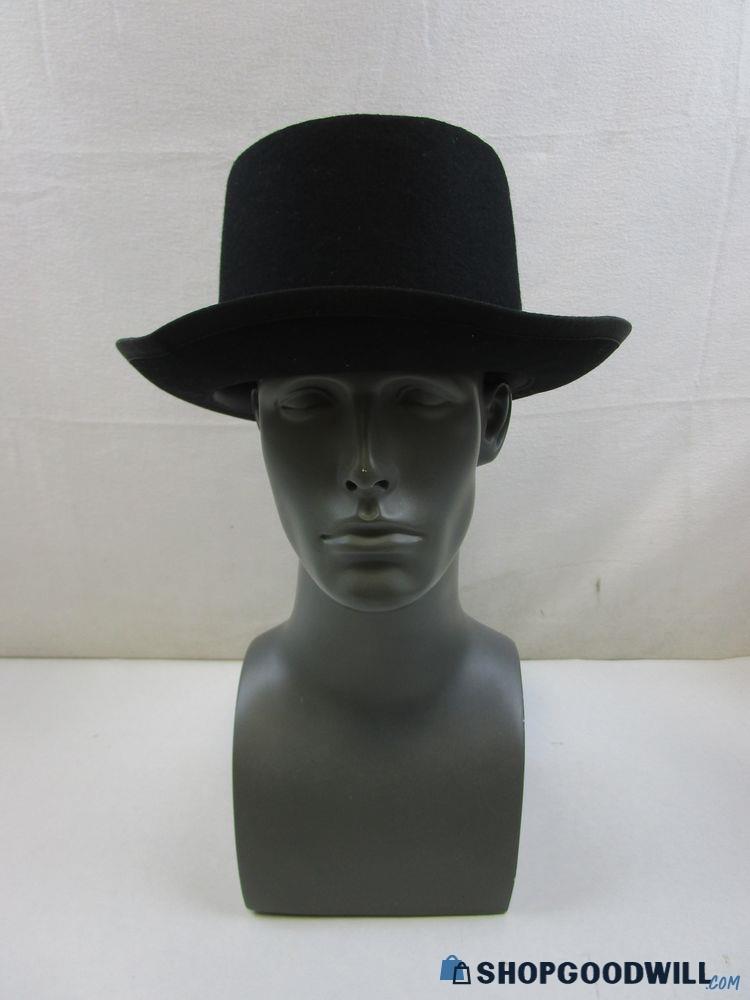 Bee Hat Company- Microfelt Tuxedo Style Wool Hat-Black-Size XL ...