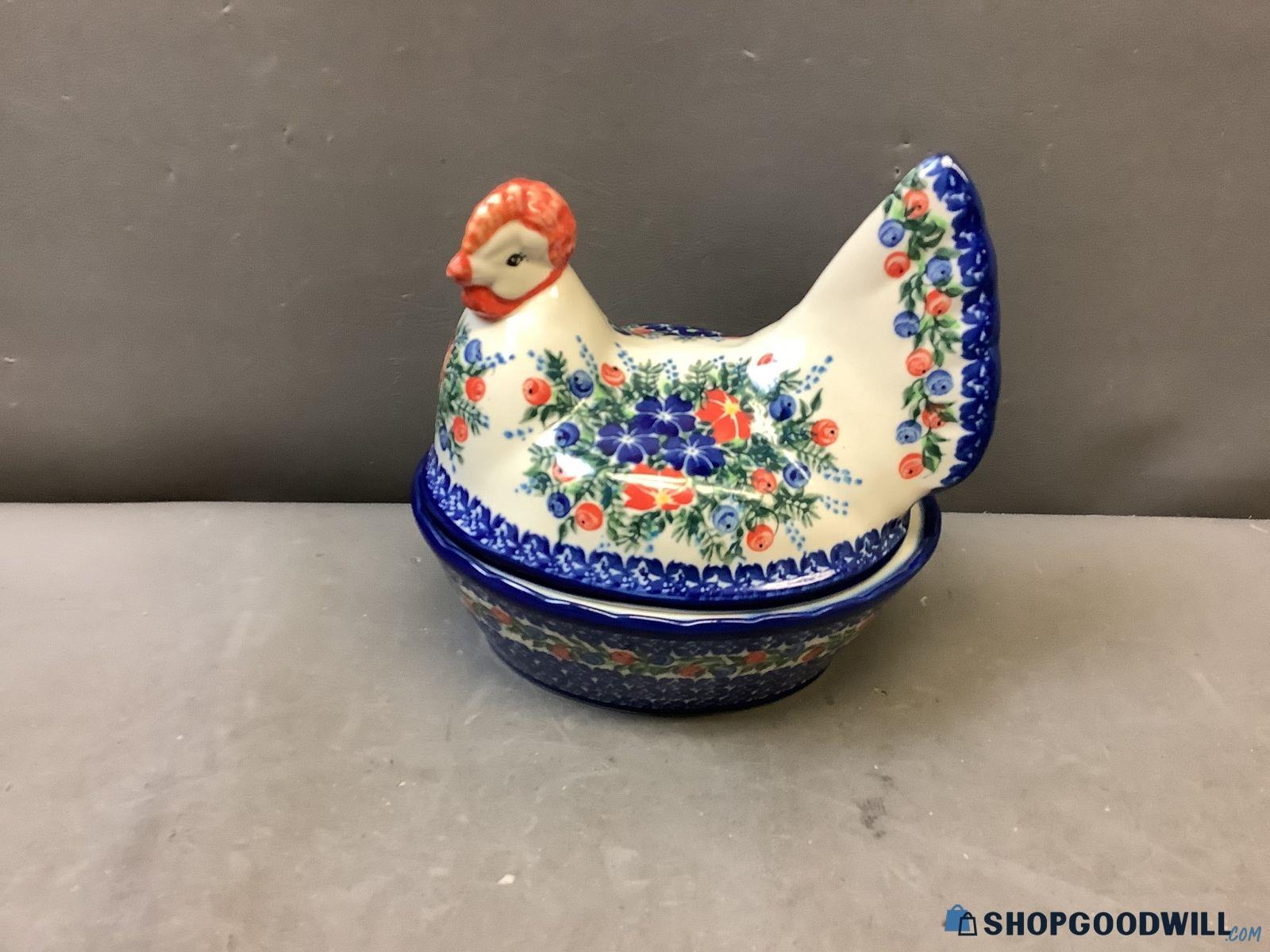 Polish Pottery Kalich Unikat Turkey Dish