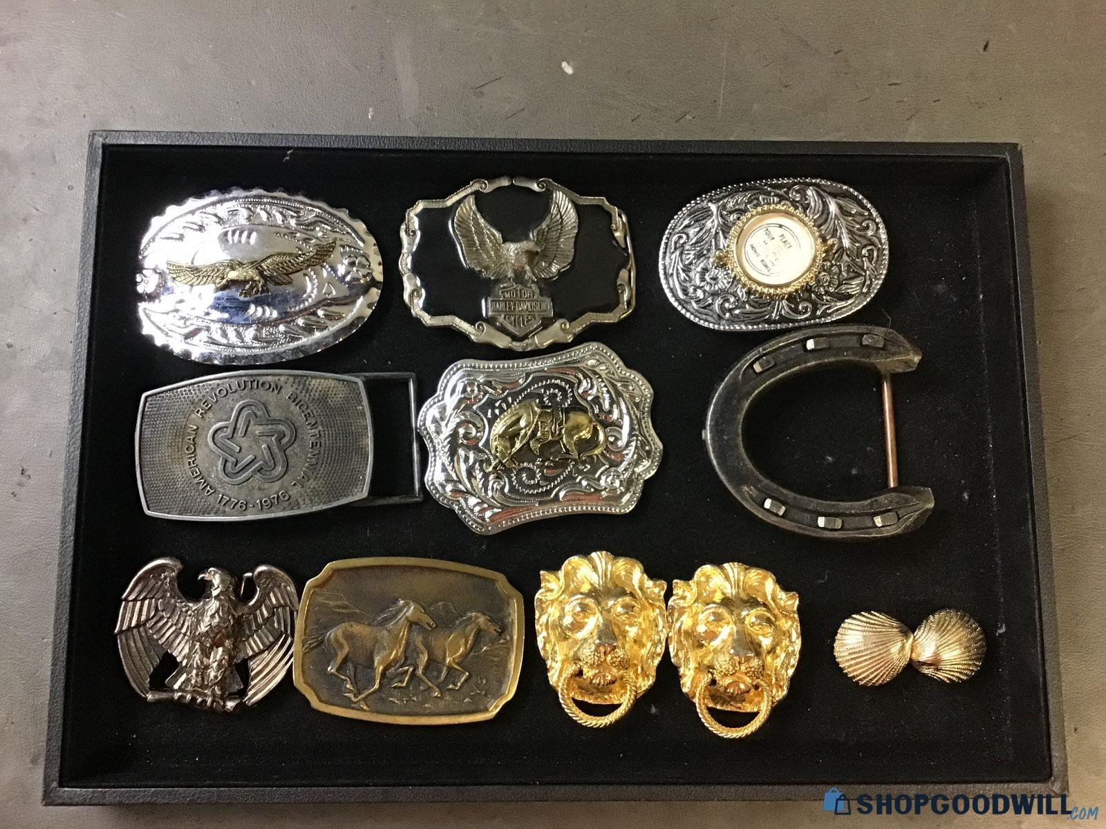 Assorted Belt Buckles Grab Lot M768 - shopgoodwill.com