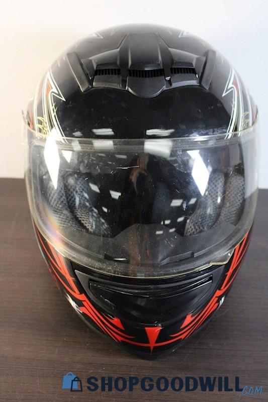 MOTORCYCLE HELMET EVOS FMVSS 218 DOT SIZE L - shopgoodwill.com