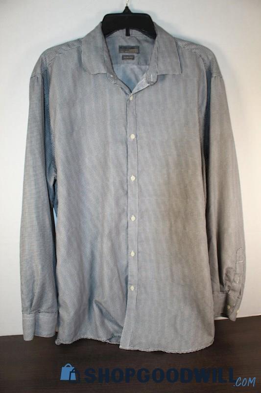 Ruffini Black Label Italy Men's Gray Shirt Size XL - shopgoodwill.com