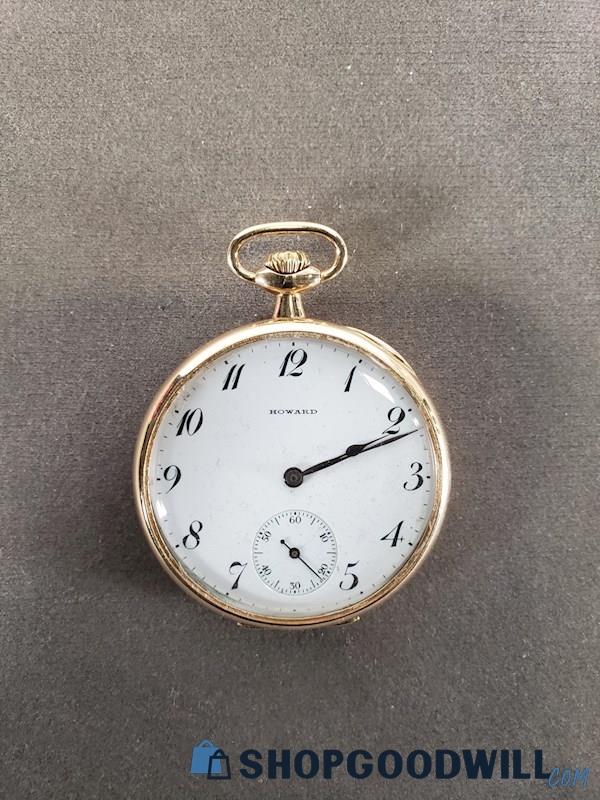 14kt Gold Howard Pocket Watch - 60.0g | ShopGoodwill.com