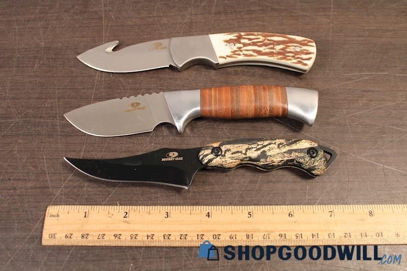 Lot Of 3 Mossy Oak Hunting Knifes W Sheaths Shopgoodwill Com   Deecaef8 853a 42bd 9ce6 5d587914e6c6olaj 08171 