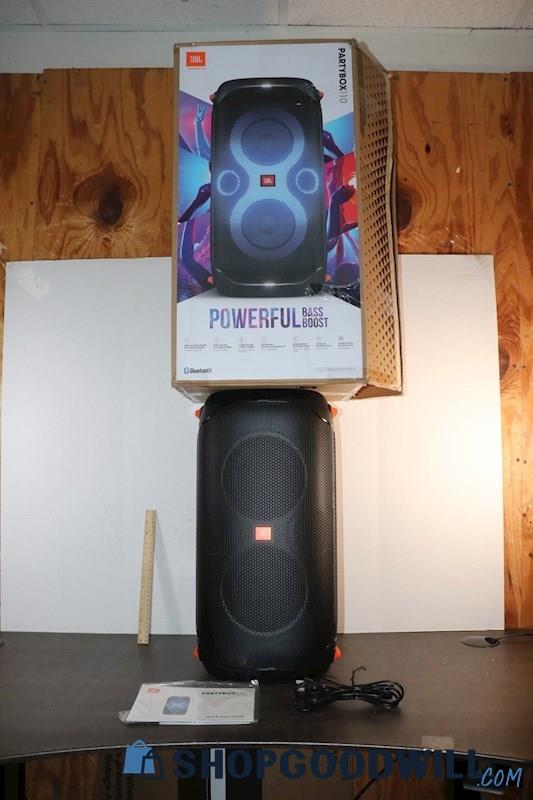 JBL #PARTYBOX110 Powerful Bass Boost Speaker w/ Box - shopgoodwill.com