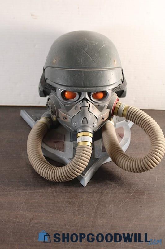 Killzone Helghast Gas Mask Helmet Bust Display Collectors Edition