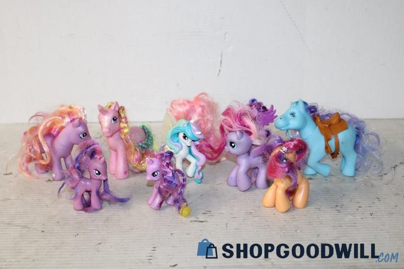 Lot Of 10 My Little Pony & Other Pony Figures - shopgoodwill.com