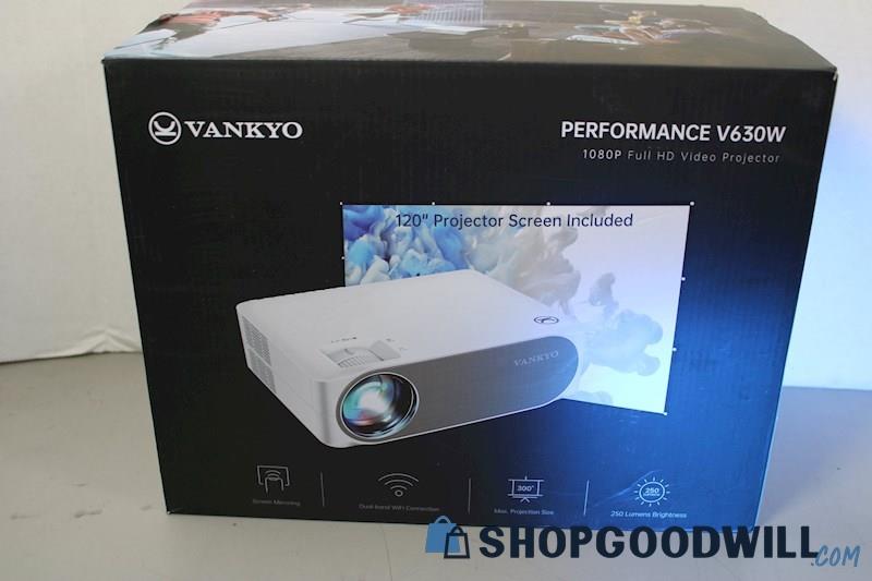 Vankyo Performance V630W 1080P Full HD Video Projector - shopgoodwill.com