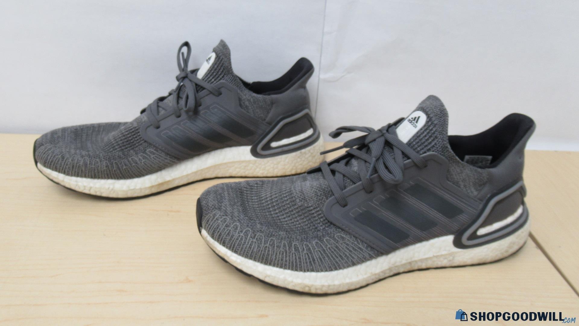 Men Adidas Grey Leather/Textile Running or Walking Shoes-Size 12 ...