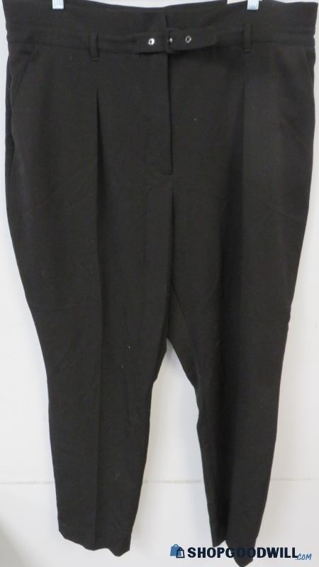 Nwt White House Black Market Tapered Ankle Trouser Pants Black Women Sz ...