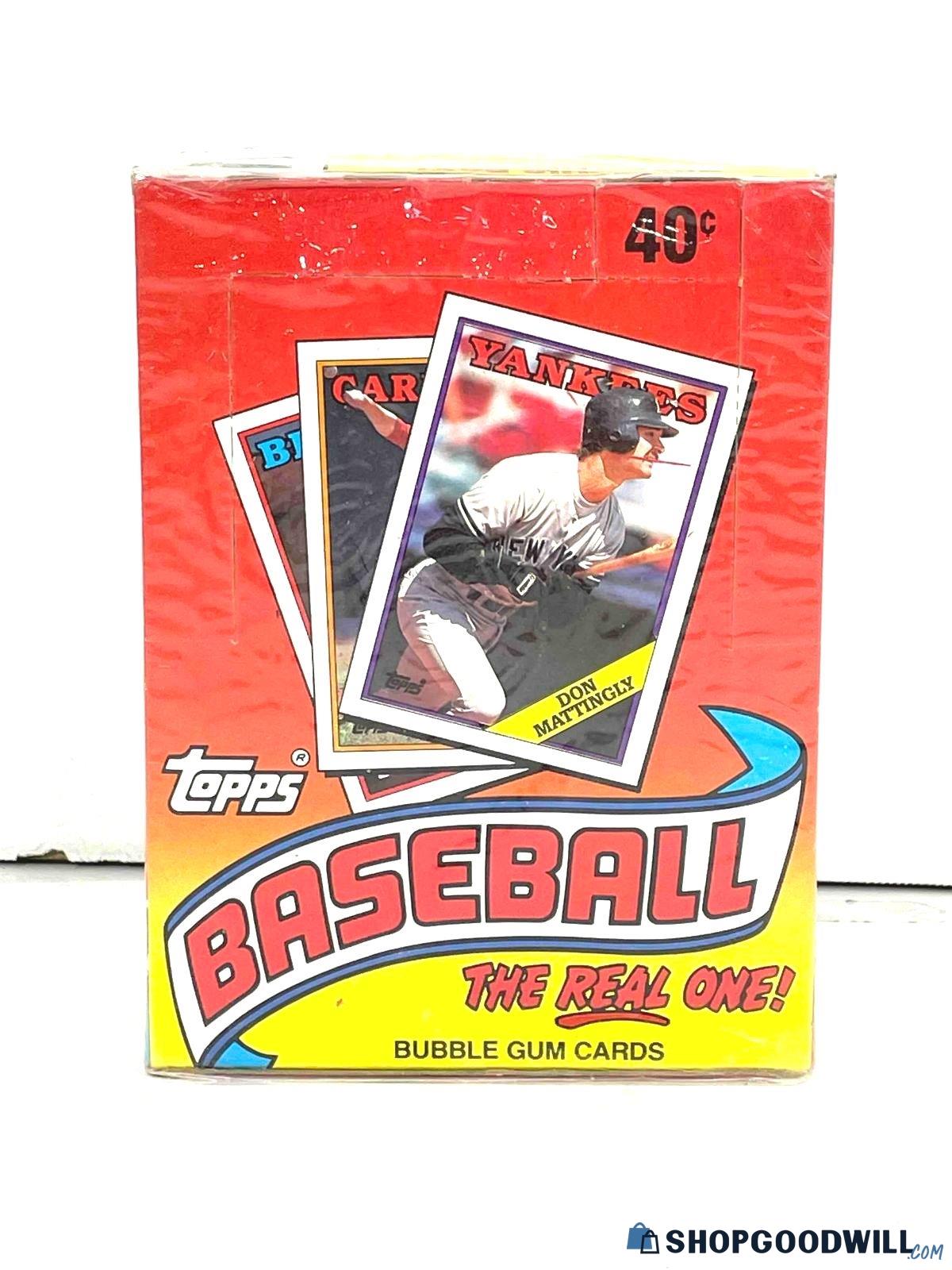 TOPPS Baseball Cards Factory Sealed Wax Box - shopgoodwill.com