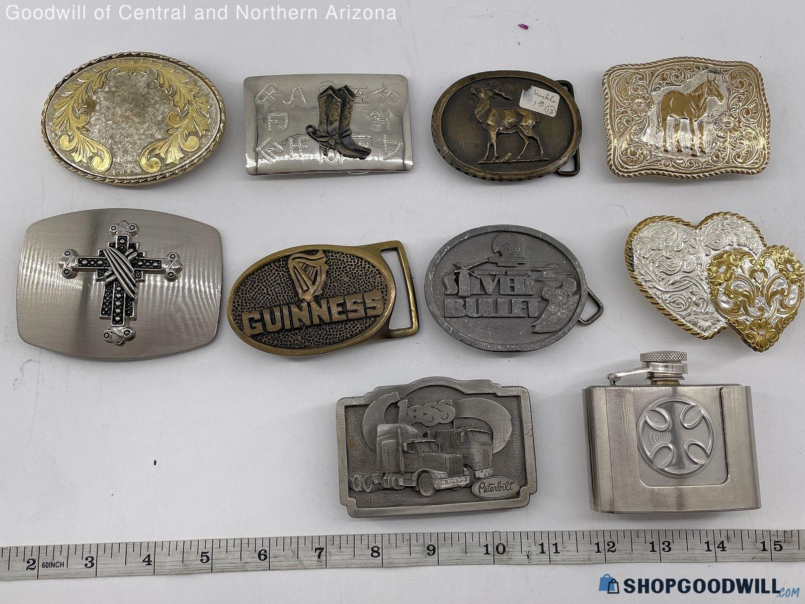 Vintage/modern Belt Buckles 10pcs | ShopGoodwill.com