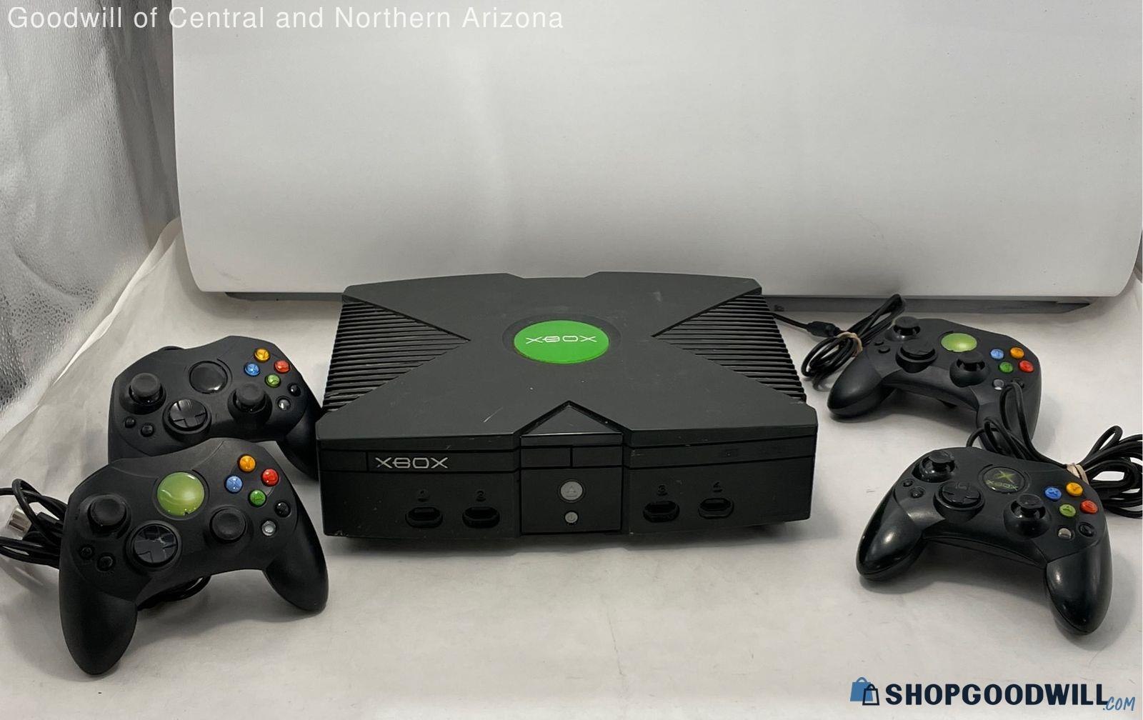 Microsoft Original Xbox Accessories Bundle W/ 4 Controllers ...