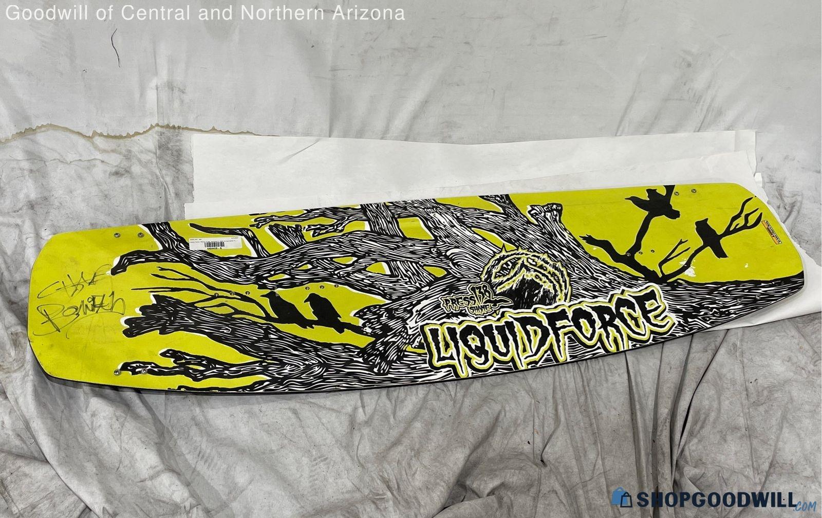 Liquid Force Shane Press Wakeboard 2009 Autographed 54