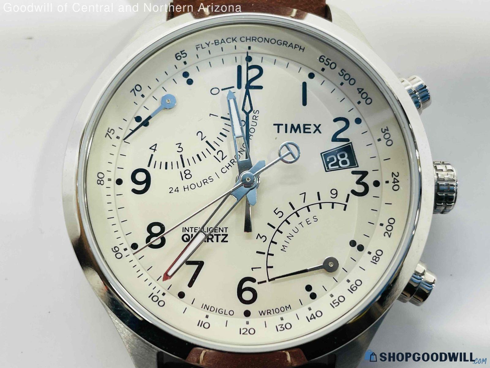 Timex Intelligent Quartz 1854 Fly Back Chronograph Men S Watch