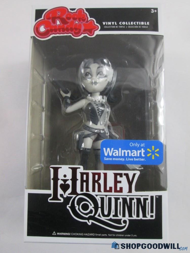 Funko Rock Candy Dc Comics Harley Quinn Black And White Walmart Exclusive Nib 2066