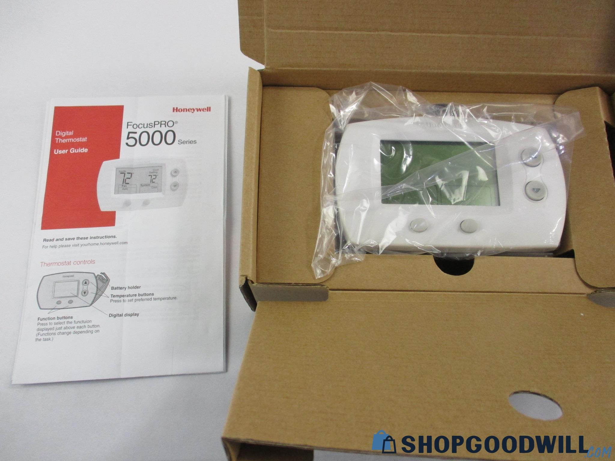 Honeywell Focus PRO 5000 Series Digital Thermostat