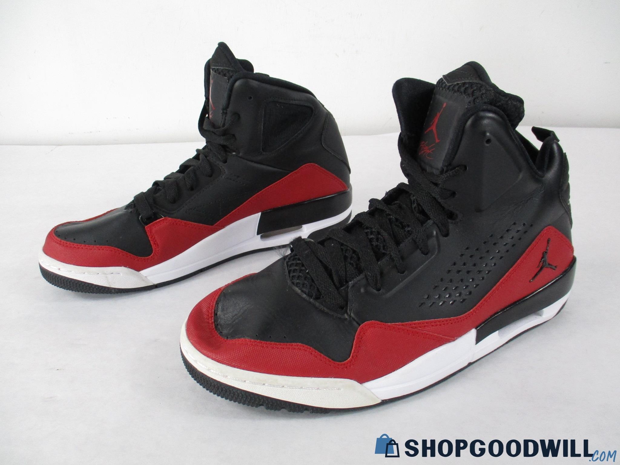 Nike Air Jordan Flight SC-3 Men's Red/Black & White Sneakers 629877-009 ...