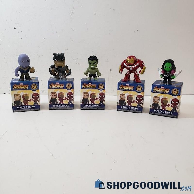 5 Marvel Avengers Bobbleheads 3