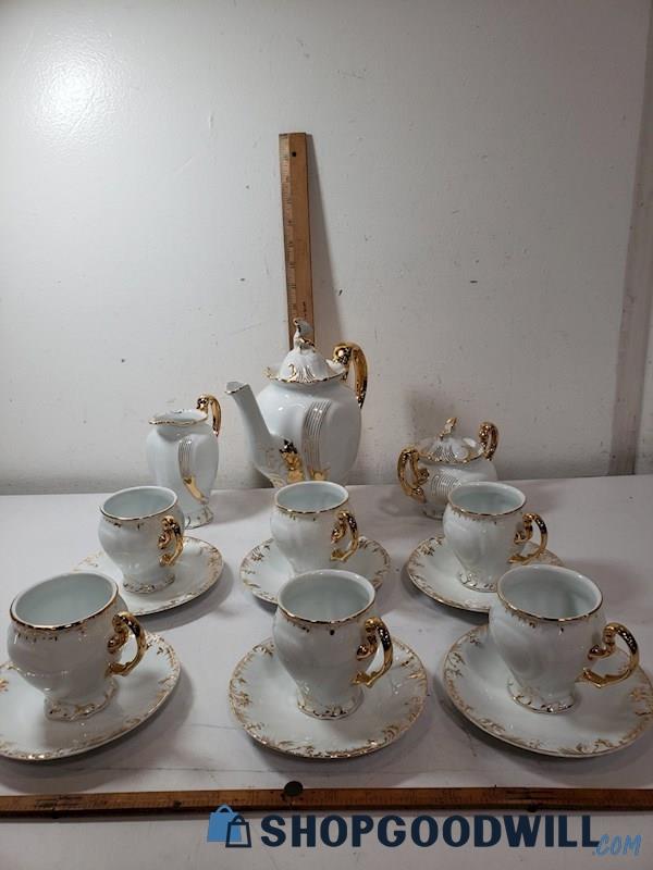 Casati Fine Porcelain Piece Tea Set Shopgoodwill Com