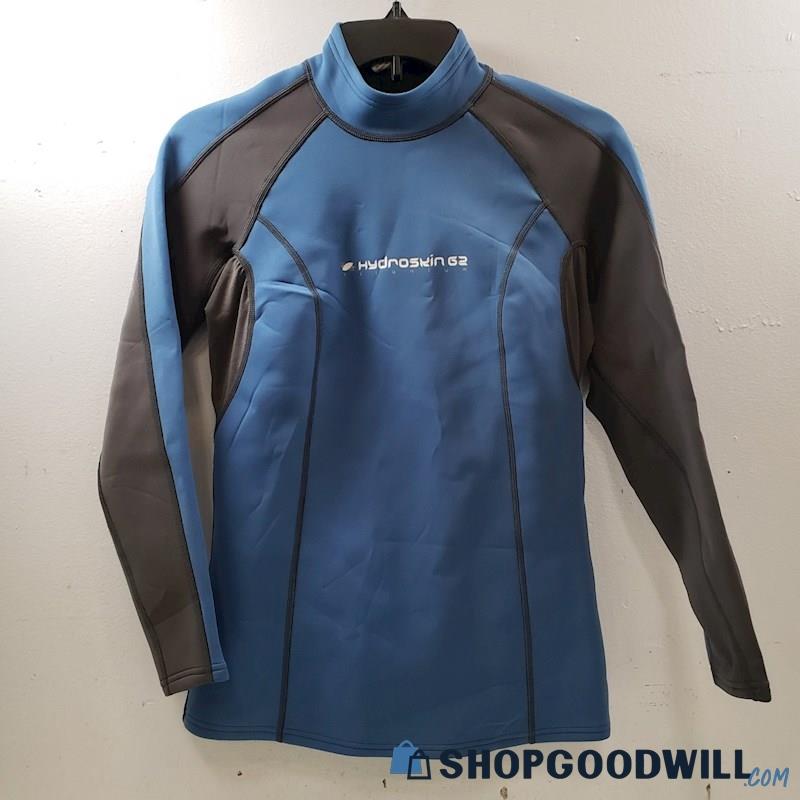 Size Large Nrs Hydroskin G2 Wetsuit Blue/ Grey Top | ShopGoodwill.com