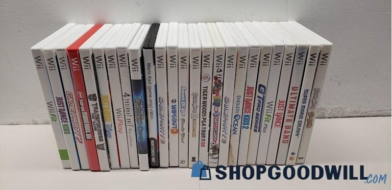 Assorted Lot Of 25 Nintendo Wii Games - Shopgoodwill.com