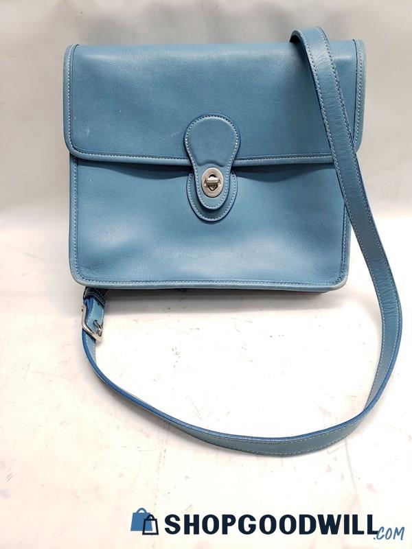 Women's Blue Leather Coach Purse - shopgoodwill.com