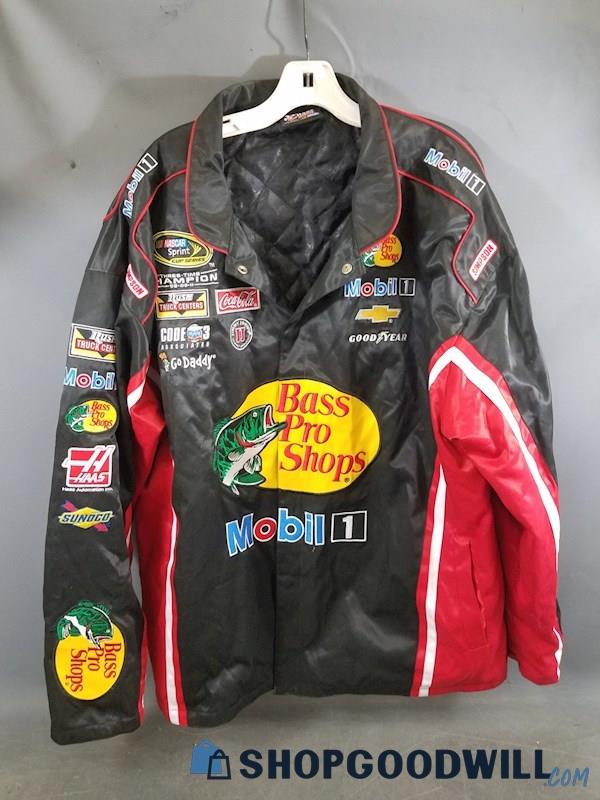 Nascar Bass Pro Shops Jacket Men's XXL - shopgoodwill.com