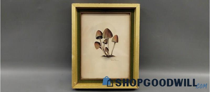 Ruane Manning Framed Mushroom Print 