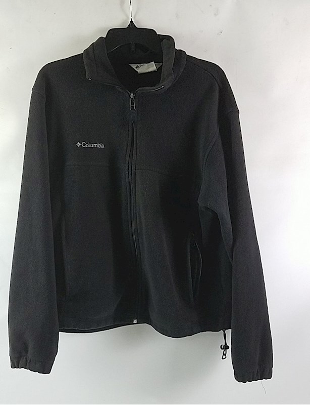 Men's Columbia Black Full Zip Sweatshirt SZ M - shopgoodwill.com