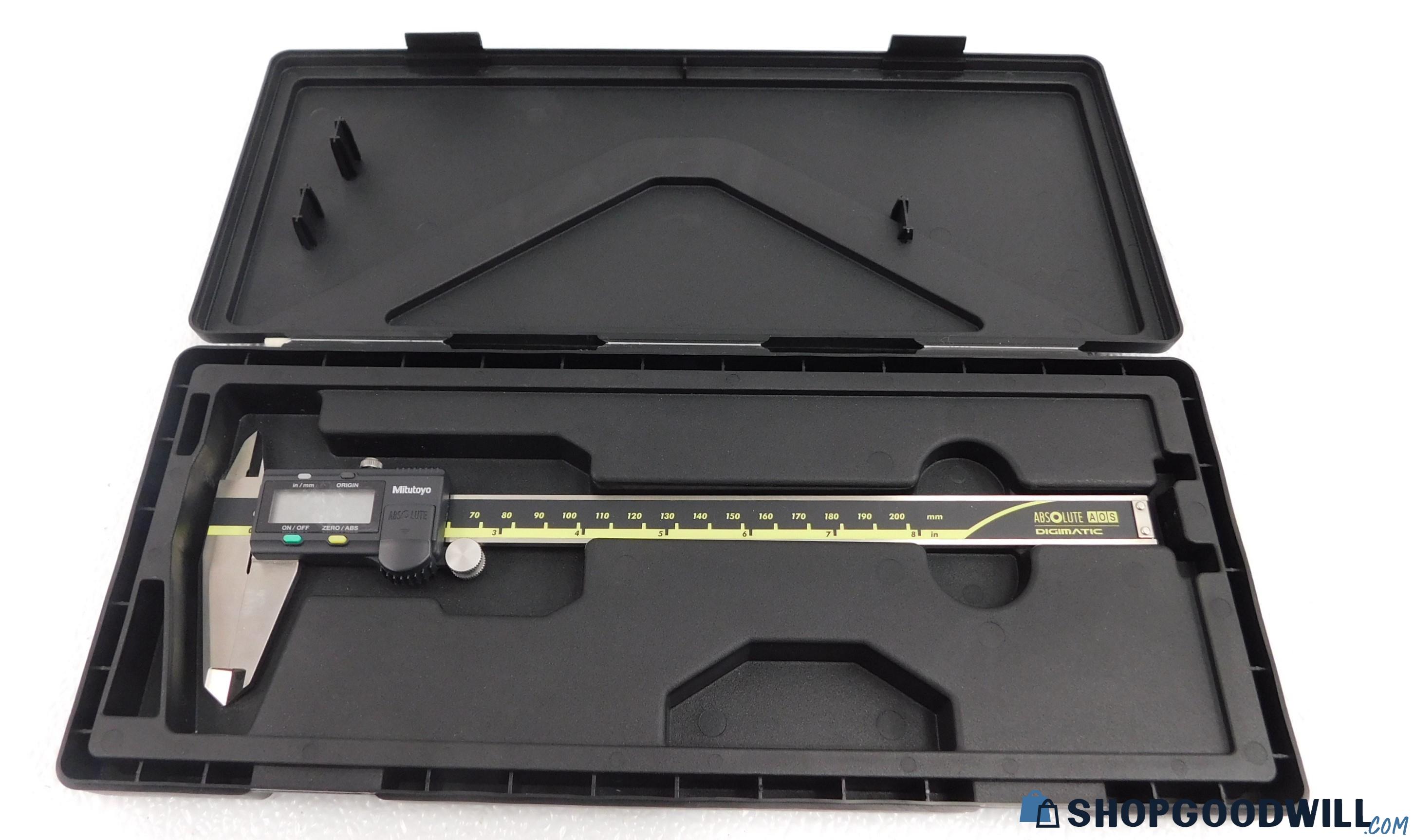 Mitutoyo Digital Absolute Digimatic Caliper w/ Case - shopgoodwill.com