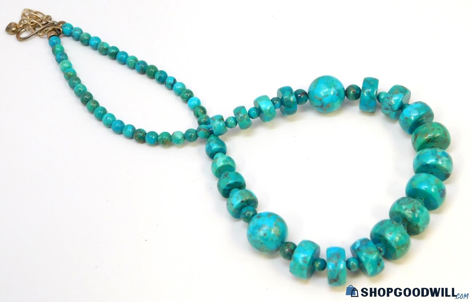 Desert Rose Trading DTR 925 Turquoise Graduated Bead Necklace ...