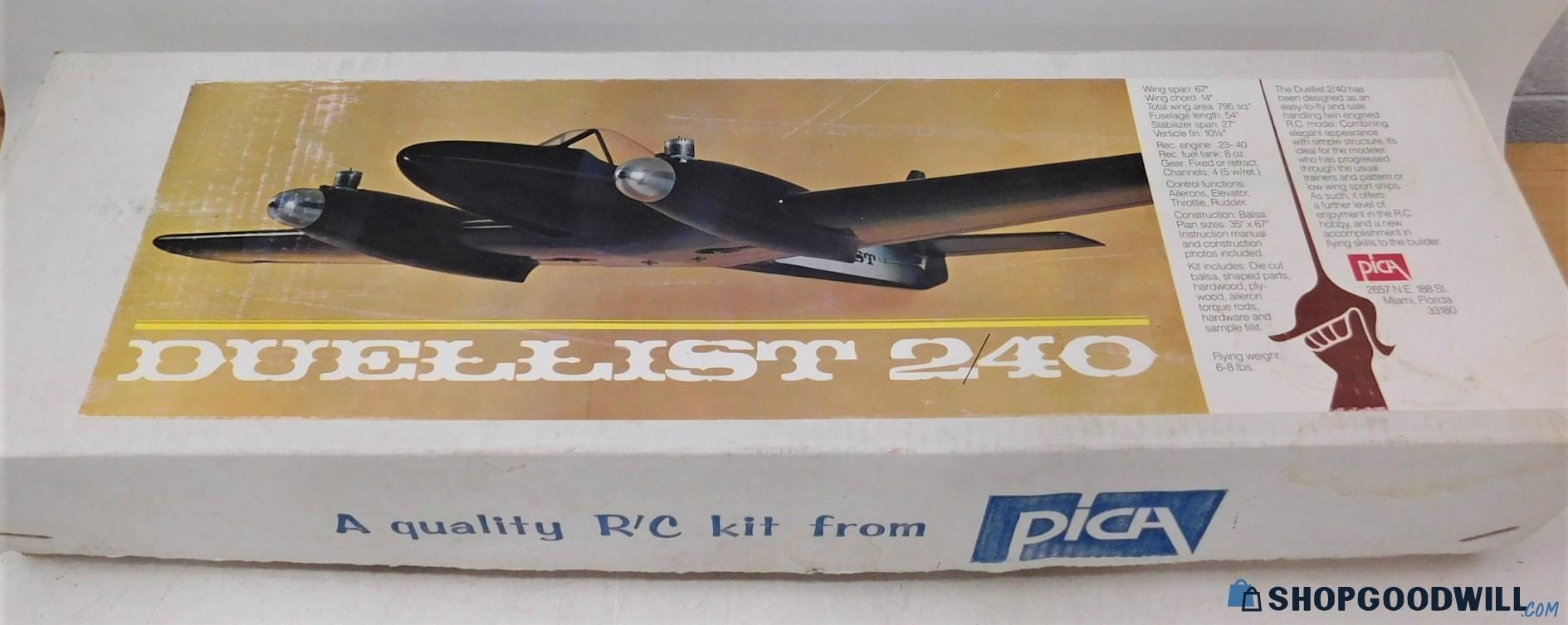 PICA Duellist 240 Airplane 67 In Wingspan Balsa Wood Model Kit ...