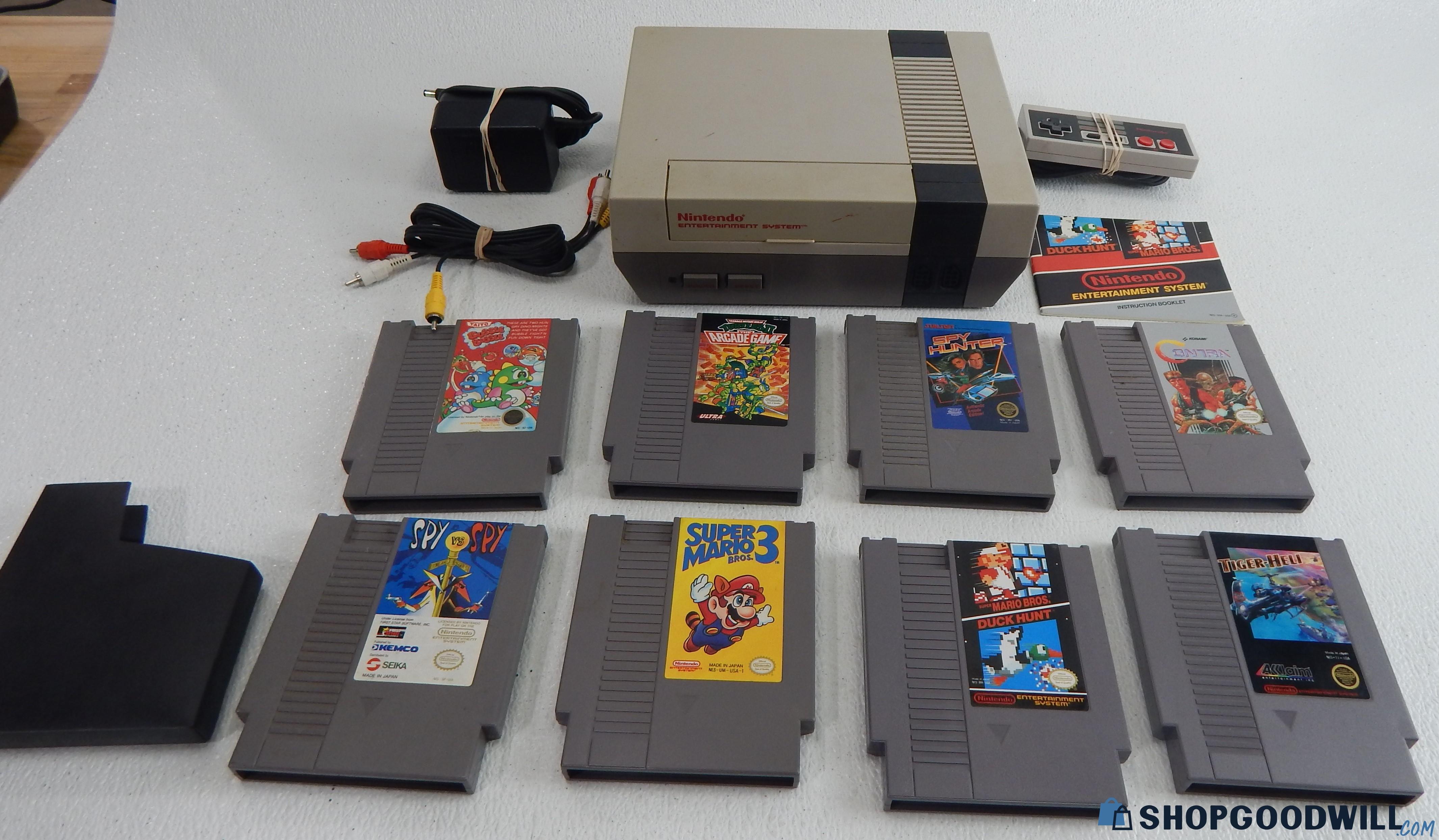 Nintendo NES Plus 8 Games - shopgoodwill.com