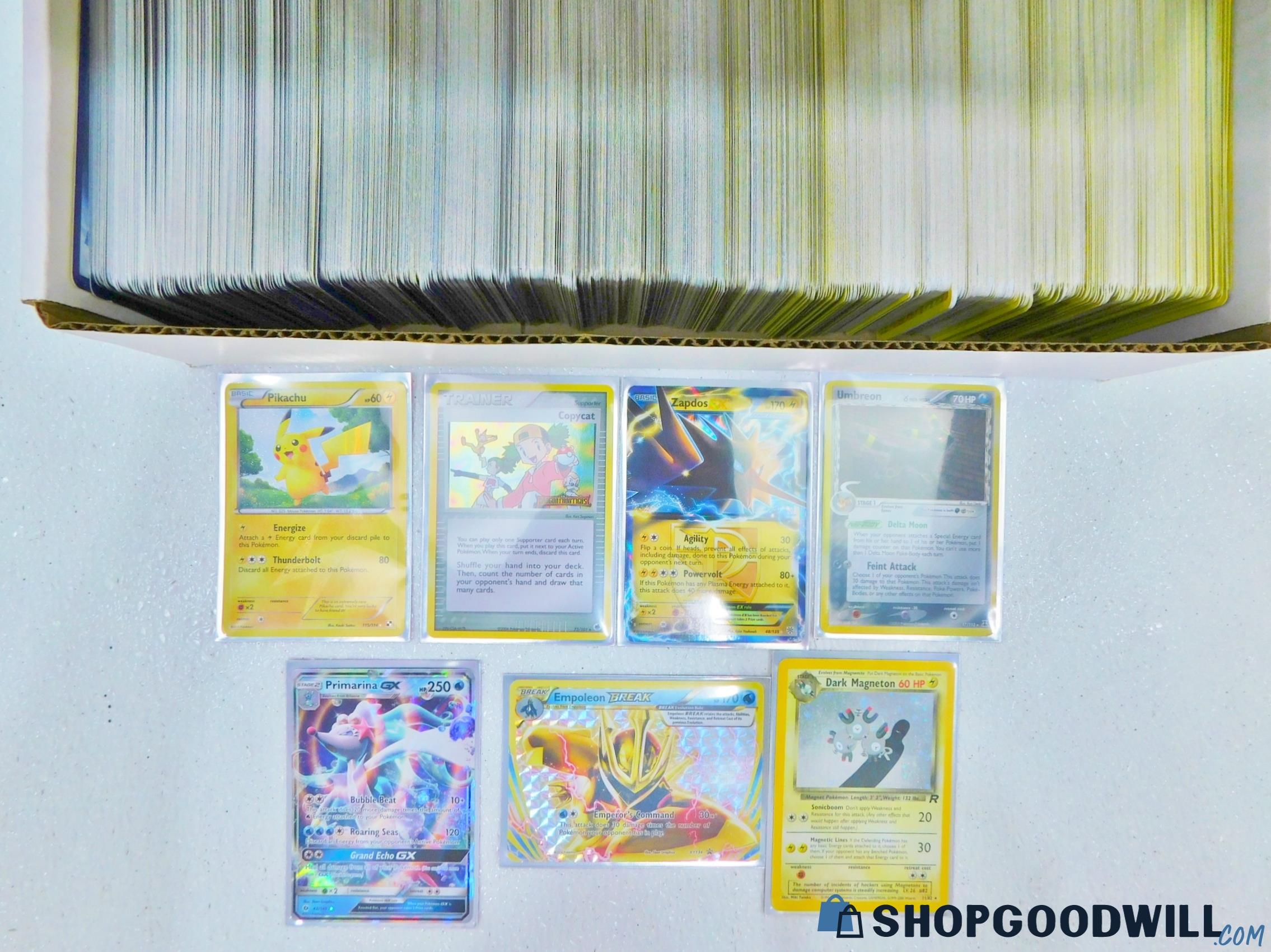 4.0 LBS of Pokemon Nintendo Game Trading Cards - shopgoodwill.com