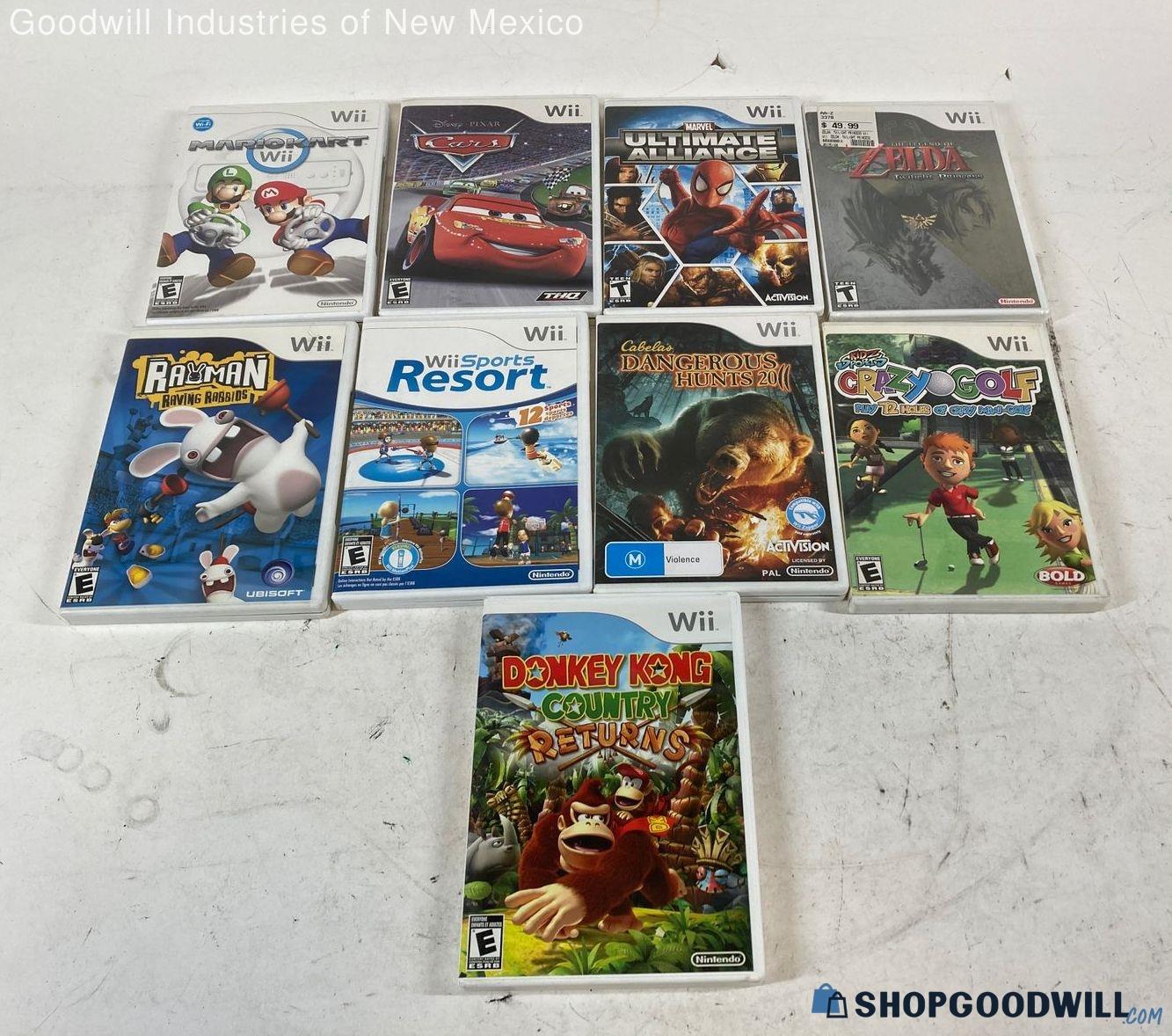 20 Nintendo Wii Disc Games Lot - shopgoodwill.com