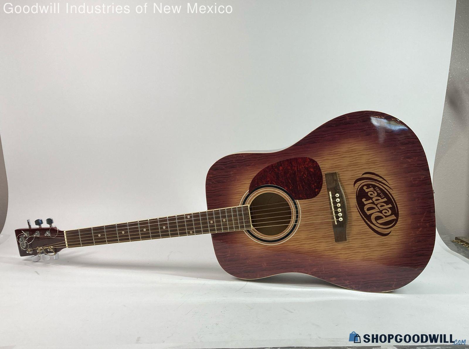 Dr. Pepper Acoustic Guitar Collectible | ShopGoodwill.com